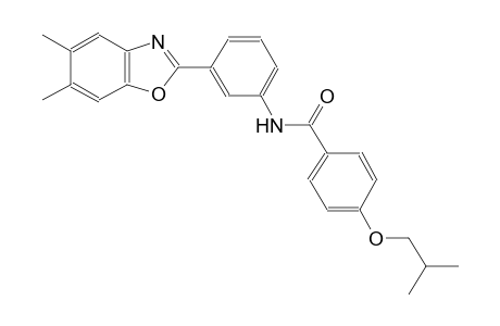 benzamide, N-[3-(5,6-dimethyl-2-benzoxazolyl)phenyl]-4-(2-methylpropoxy)-