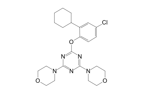 4-[4-(4-chloranyl-2-cyclohexyl-phenoxy)-6-morpholin-4-yl-1,3,5-triazin-2-yl]morpholine