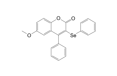 6-Methoxy-4-phenyl-3-(phenylselanyl)-2H-chromen-2-one