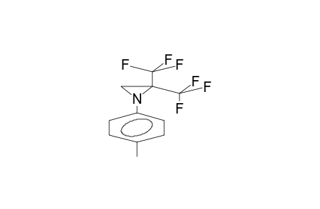 2,2-BIS(TRIFLUOROMETHYL)-1-(4-METHYLPHENYL)AZIRIDINE