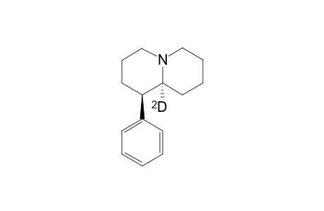(1R*,10S*)-1-Phenyl-10-deuterioquinolizidine