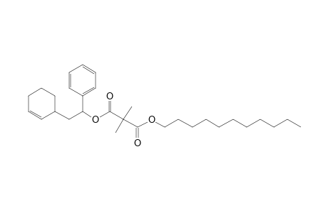 Dimethylmalonic acid, 1-phenyl-2-(cyclohex-2-enyl)ethyl undecyl ester