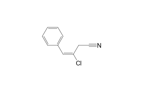 (E)-3-Chloro-4-phenyl-3-butenitrile