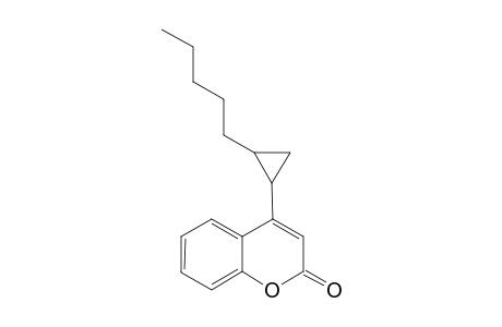 4-(2-pentylcyclopropyl)-2H-chromen-2-one