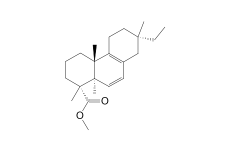 (1R,4aR,7R,10aR)-Methyl 7-ethyl-1,4a,7-trimethyl-1,2,3,4,4a,5,6,7,8,10a-decahydrophe-nanthrene-1-carboxylate