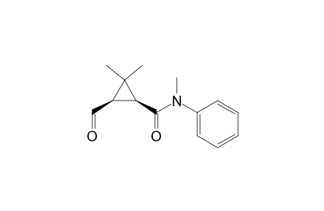 cis-2-Formyl-N,3,3-trimethyl-N-phenylcyclopropanecarboxamide