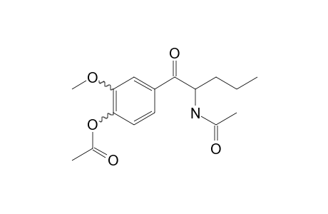 4-(2-acetamidopentanoyl)-2-methoxyphenyl acetate