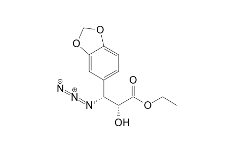 (2R,3R)-3-azido-3-(1,3-benzodioxol-5-yl)-2-hydroxy-propionic acid ethyl ester