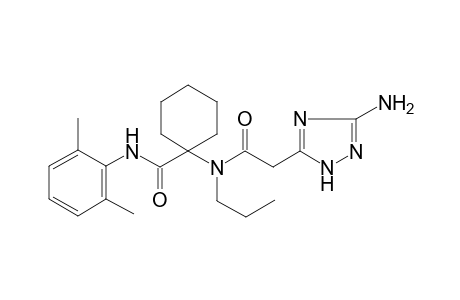 1-[[(3-amino-1H-1,2,4-triazol-5-yl)acetyl](propyl)amino]-N-(2,6-dimethylphenyl)cyclohexanecarboxamide