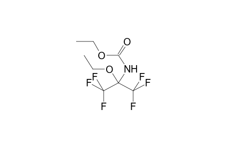 N-ALPHA-ETHOXYHEXAFLUOROISOPROPYL-O-ETHYLURETHANE