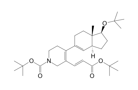 (E)-(1''S,3a''S,7a''S)-tert-Butyl 5'-(2-tert-butoxycarbonylethenyl)-4'-(1''-tert-butoxy-7a''-methyl-2'',3'',3a'',6'',7'',7a''-hexahydro-1''H-indene-5''-yl)-3',6'-dihydro-2'H-pyridine-1'-carboxylate