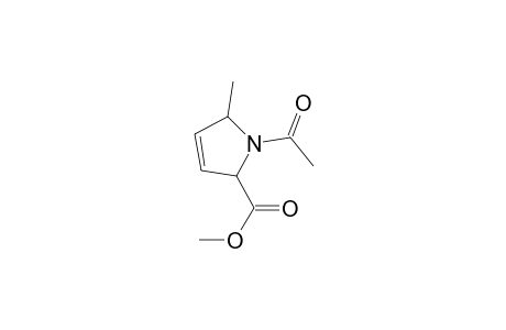 1H-Pyrrole-2-carboxylic acid, 1-acetyl-2,5-dihydro-5-methyl-, methyl ester