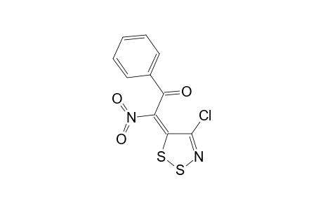 (Benzoyl)(4-chloro-5H-1,2,3-dithiazole-5-ylidene)nitromethane