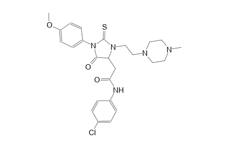 4-imidazolidineacetamide, N-(4-chlorophenyl)-1-(4-methoxyphenyl)-3-[2-(4-methyl-1-piperazinyl)ethyl]-5-oxo-2-thioxo-