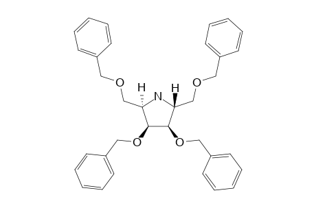 (2R,3R,4S,5R)-3,4-DIBENZYLOXY-2,5-DIBENZYLOXYMETHYL-PYRROLIDINE