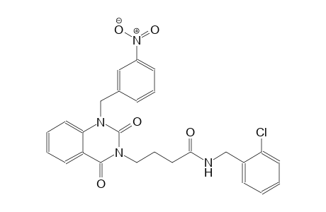 N-(2-chlorobenzyl)-4-(1-(3-nitrobenzyl)-2,4-dioxo-1,4-dihydro-3(2H)-quinazolinyl)butanamide