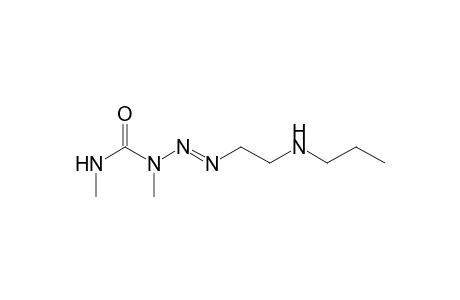 1-[2-(n-Propylamino)ethyl]-3-methyl-3-(N-methylcarbamoyl)triazene
