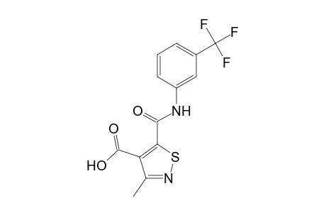 4-Isothiazolecarboxylic acid, 3-methyl-5-[[[3-(trifluoromethyl)phenyl]amino]carbonyl]-