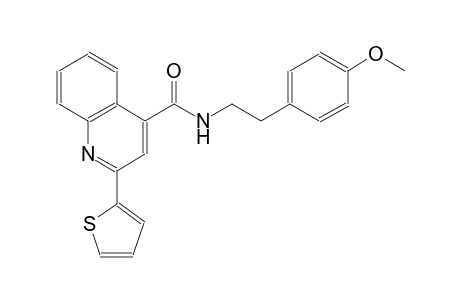 N-[2-(4-methoxyphenyl)ethyl]-2-(2-thienyl)-4-quinolinecarboxamide