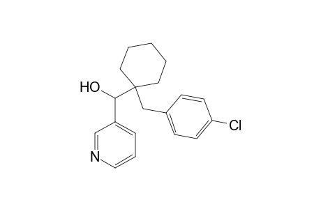 3-Pyridinemethanol, alpha-[1-[(4-chlorophenyl)methyl]cyclohexyl]-