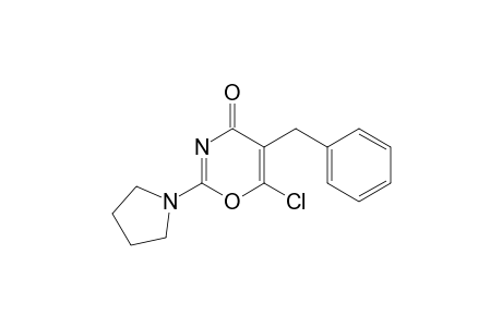 5-Benzyl-2-pyrrolidino-6-chloro-4-oxo-4H-1,3-oxazine