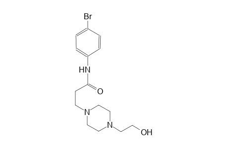 1-piperazinepropanamide, N-(4-bromophenyl)-4-(2-hydroxyethyl)-