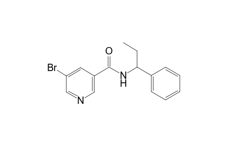 5-Bromo-N-(1-phenyl-propyl)-nicotinamide