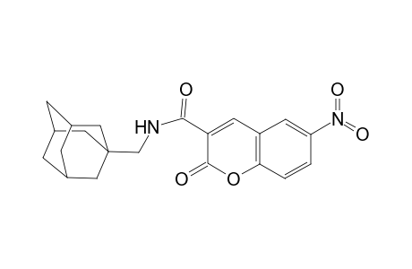 N-(1-adamantylmethyl)-2-keto-6-nitro-chromene-3-carboxamide