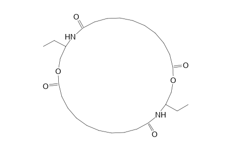 3,17-diethyl-1,15-dioxa-4,18-diazacyclooctacosane-5,14,19,28-diquinone