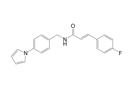 2-Propenamide, 3-(4-fluorophenyl)-N-[[4-(1H-pyrrol-1-yl)phenyl]methyl]-