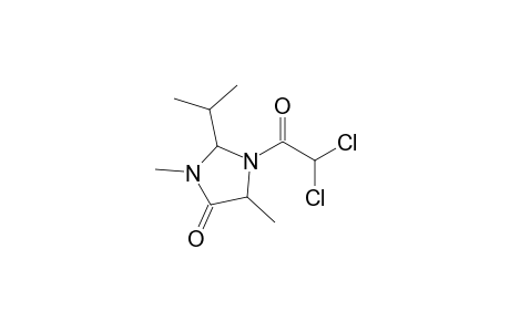 4-Imidazolidinone, 1-(dichloroacetyl)-3,5-dimethyl-2-(1-methylethyl)-