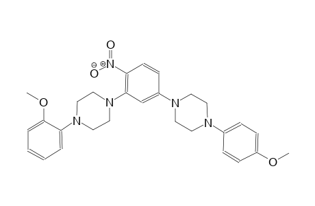 piperazine, 1-(2-methoxyphenyl)-4-[5-[4-(4-methoxyphenyl)-1-piperazinyl]-2-nitrophenyl]-