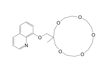 3-Methyl-3-[(8-quinolinyloxy)methyl]-16-crown-5