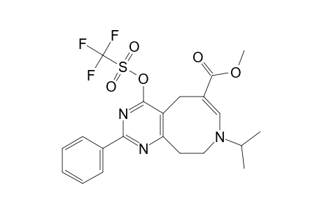 Methyl 8-Isopropyl-2-phenyl-4-{[(trifluoromethyl)sulfonyl]oxy}-5,8,9,10-tetrahydropyrimido[4,5-d]-azocine-6-carboxylate