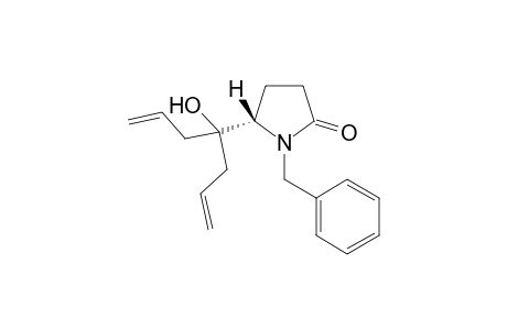 (5S)-1-benzyl-5-(4-hydroxyhepta-1,6-dien-4-yl)pyrrolidin-2-one