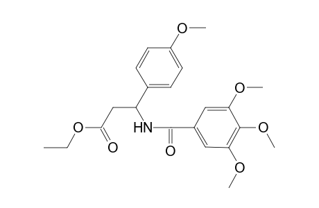 3-(4-Methoxyphenyl)-3-[[oxo-(3,4,5-trimethoxyphenyl)methyl]amino]propanoic acid ethyl ester