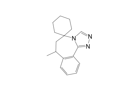 5H-1,2,4-Triazolo[3,4-a][2]benzazepine, 7-methyl-5-spirocyclohexane-
