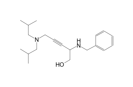 2-(benzylamino)-5-(diisobutylamino)-3-pentyn-1-ol