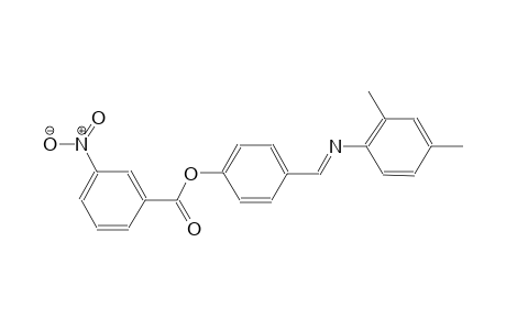 phenol, 4-[(E)-[(2,4-dimethylphenyl)imino]methyl]-, 3-nitrobenzoate (ester)