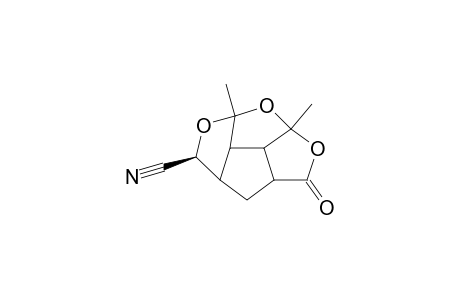 4,6-Dimethyl-2.beta.-cyano-8-oxo-3,5,7-trioxatetracyclo[7.2.1.0(4,11).0(6,10)]dodecane