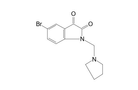 5-BROMO-1-[(1-PYRROLIDINYL)METHYL]INDOLE-2,3-DIONE