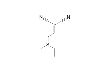 1,1-Dicyano-3-[ethylmethylsulfanyl]-propen-1-ide