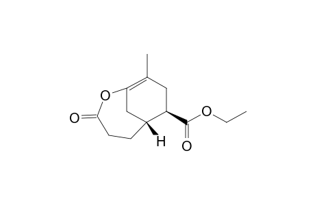 2-Oxabicyclo[4.3.1]dec-9-ene-7-carboxylic acid, 9-methyl-3-oxo-, ethyl ester, (6R*,7R*)-