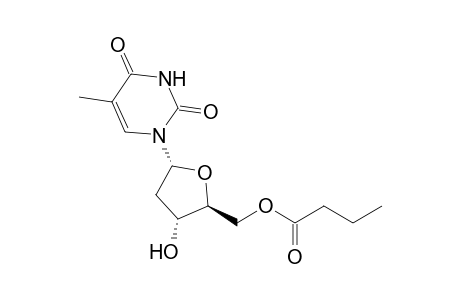 1-Thymine-2-deoxy-.beta.-D-ribofuranos-5-yl Butanoate