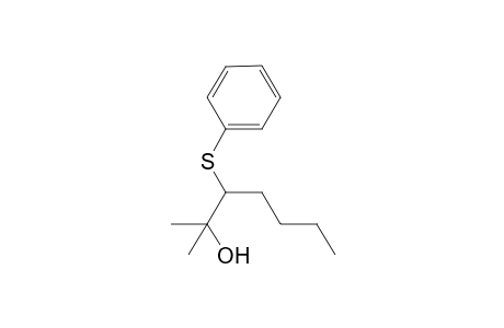 2-Methyl-3-(thiophenyl)-heptan-2-ol