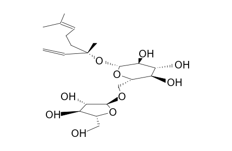 S-(+)-LINALOOL-O-alpha-L-ARABINOFURANOSYL-(1-6)-beta-D-GLUCOPYRANOSIDE
