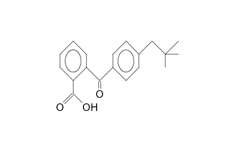 Benzoic acid, 2-[4-(2,2-dimethylpropyl)benzoyl]-