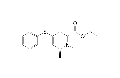 (2R,6S)-1,6-dimethyl-4-(phenylthio)-3,6-dihydro-2H-pyridine-2-carboxylic acid ethyl ester