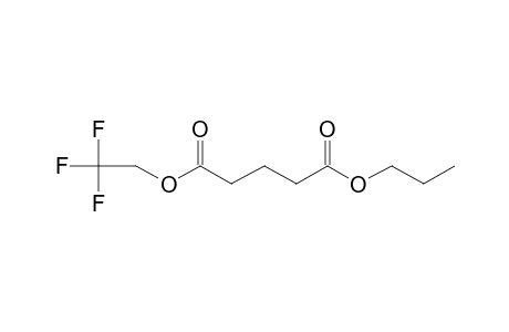 Glutaric acid, 2,2,2-triluoroethyl propyl ester