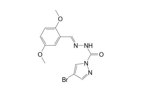 Pyrazole-1-carbohydrazide, 4-bromo-N2-(2,5-dimethoxybenzylideno)-